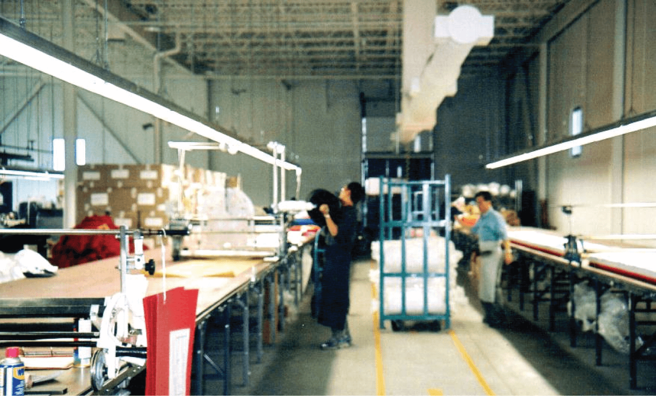 Cutting Fabric Area